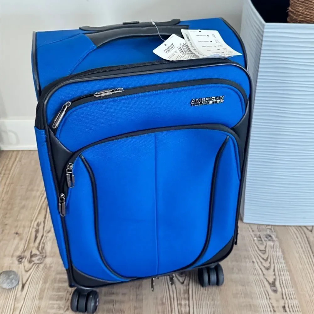 American tourister Carry-on Luggage Exp Suitcase Travel Bag Spinner Wheels